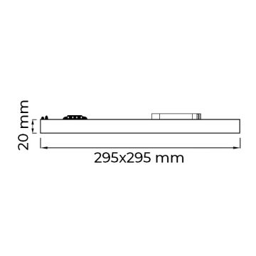 DÜNYA LED HS201 30 Watt 30x30 Backlight LED Panel