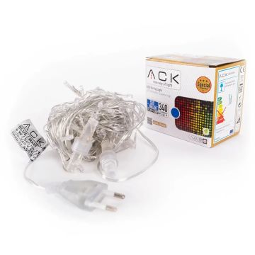 ACK AS90-00406 10 Metre Eklenebilir İç Mekan LED Süsleme Işığı - Mavi Işık