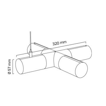 GOYA GY 8092 Siyah/Beyaz Artı Dönüş Aparatı (Eklenebilir Lineer Armatür İçin)