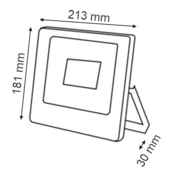 K2 GLOBAL KLF193 50 Watt LED Projektör