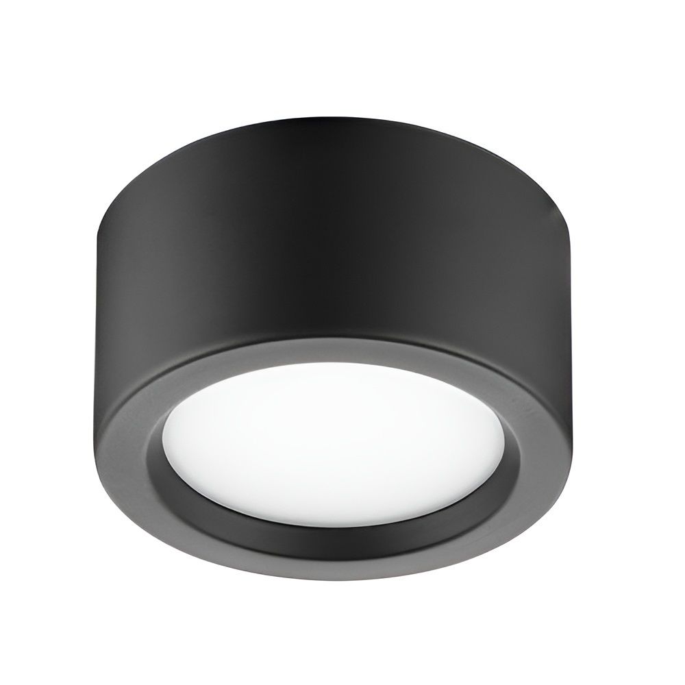 HOROZ 016-043-0010 10 Watt Siyah Sıva Üstü Downlight Armatür - Ilık Beyaz (4200K) - Metal Kasa