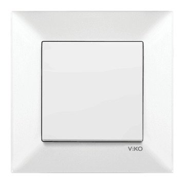 VİKO Karre/Meridian 90967001 Anahtar (Düğme+ Mekanizma) [Beyaz]