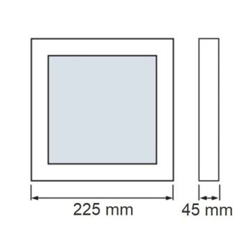 HOROZ 016-059-0036 36 Watt Sıva Üstü Kare LED Panel