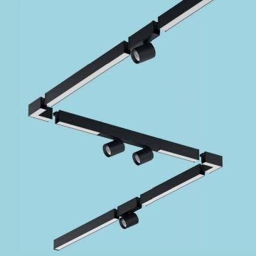GOYA GY 8057-178 Siyah/Beyaz Kasa 51 Watt 178 cm Eklenebilir DİMLİ Lineer Sarkıt Avize