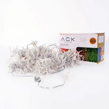 ACK AS90-00504 200x200 cm İç Mekan LED Perde - Kırmızı Işık