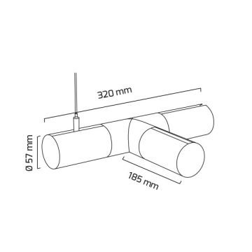 GOYA GY 8091 Siyah/Beyaz T Dönüş Aparatı (Eklenebilir Lineer Armatür İçin)