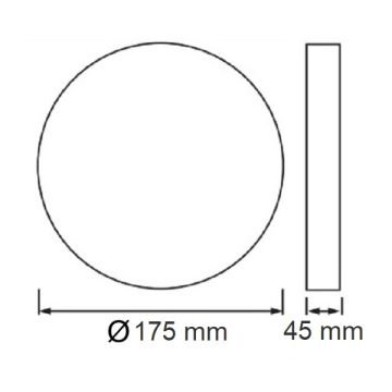 HOROZ 016-058-0024 24 Watt Sıva Üstü Yuvarlak LED Panel