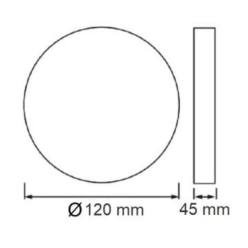 HOROZ 016-058-0018 18 Watt Sıva Üstü Yuvarlak LED Panel