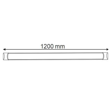 K2 GLOBAL GFL156 36 Watt 120 cm ECO LED Bant Armatür (Sac Kasa)