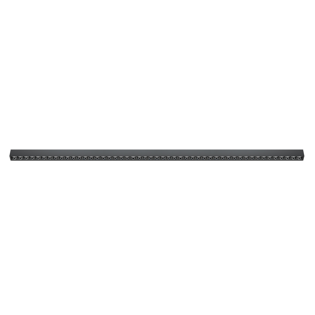 GOYA GY 8044-15 Siyah/Beyaz Kasa 100 Watt 150 cm Sıva Üstü Lensli Lineer Armatür