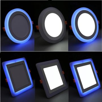 DÜNYA LED HS029 18+6 Watt Sıva Altı Yuvarlak LED Panel - 3 Fonksiyonlu (Beyaz + Ilık Beyaz + Mavi)