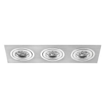 goldX ZE650 3x12 Watt Mat Krom Sıva Altı Kare LED Spot (SAMSUNG LED & EAGLERISE Driver)