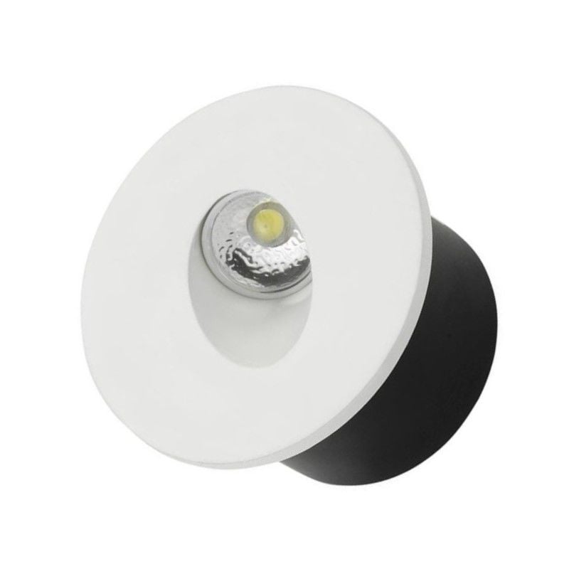 HOROZ 079-002-0003 YAKUT 3 Watt Beyaz Sıva Altı Yuvarlak LED Merdiven Armatürü - Ilık Beyaz (4000K)