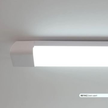 ACK AN19-01233 Satürn 54 Watt 120 cm OSRAM LED Bant Armatür - Beyaz Işık (6500K)