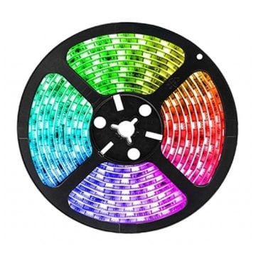 K2 GLOBAL KCL005 12 Volt 3 Çipli RGB Şerit Led - 10 Watt/Metre [5 Metre]