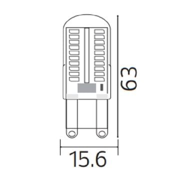 HOROZ 001-011-0005 5 Watt G9 Duylu LED Ampul