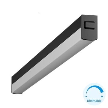 GOYA GY 8036-180 Siyah/Beyaz Kasa 74 Watt 180 cm Sıva Üstü DİMLİ Lineer Armatür