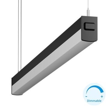 GOYA GY 8036-180 Siyah/Beyaz Kasa 74 Watt 180 cm DİMLİ Lineer Sarkıt Armatür