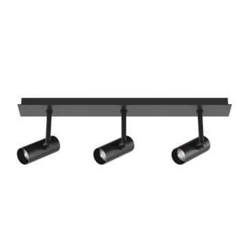 GOYA GY 1858-3 3x13 Watt Siyah/Beyaz Kasa Sıva Üstü Hareketli Üçlü Silindir Spot