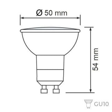 HOROZ 001-064-0008 CONVEX 8 Watt GU10 Duylu Mercekli LED Ampul