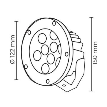 FORLIFE FL-2080 9 Watt Bahçe Armatürü