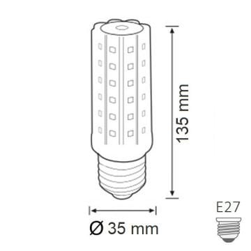 HOROZ 001-062-0007 7 Watt LED Tüp Ampul - Beyaz Işık (6400K)