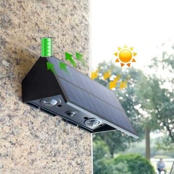 ACK AG60-09801 4 Watt Çift Yönlü Solar Aplik - Gün Işığı (3000K)