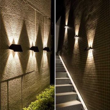 ACK AG60-09801 4 Watt Çift Yönlü Solar Aplik - Gün Işığı (3000K)