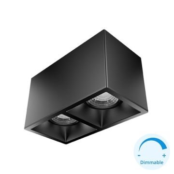 GOYA GY 1862-8 2x8 Watt Siyah DİMLİ Sıva Üstü İkili LED Spot