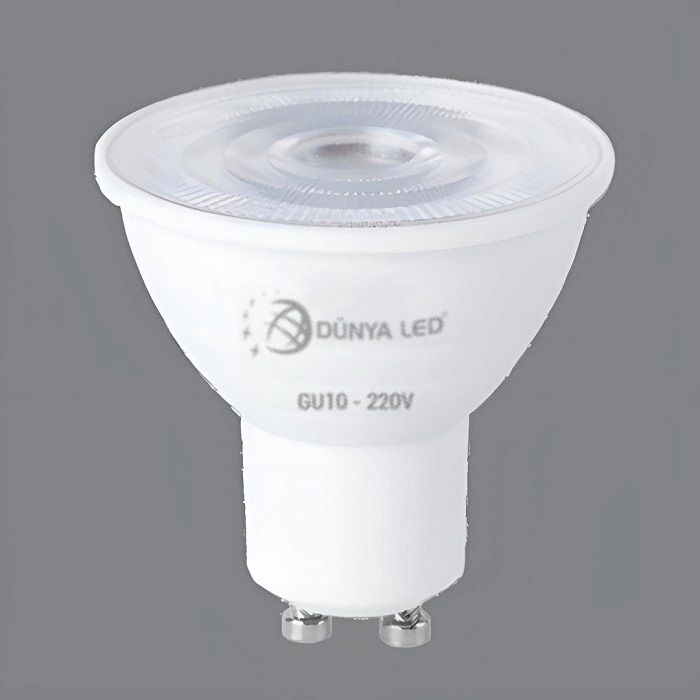 DÜNYA LED HS1301 5 Watt GU10 Duylu Mercekli LED Ampul