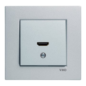 VİKO Novella/Trenda 92605011 HDMI Konnektör Kapağı [Gümüş]