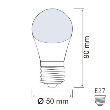 HOROZ 001-017-0003 SPECTRA 3 Watt Sarı LED Ampul