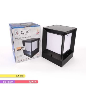 ACK AG60-08801 40 Watt/h Solar Set Üstü Armatür - Gün Işığı (3000K) - PC Gövde