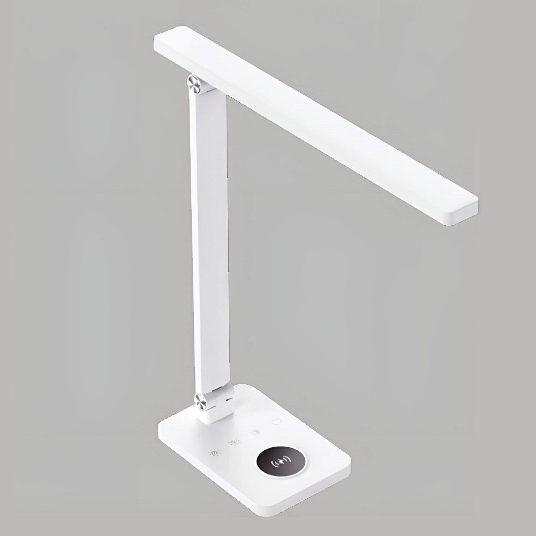 YCL YML 210 10 Watt Dimli ve Dokunmatik, Şarjlı LED Masa Lambası - 3 Işık Renkli (Beyaz + Işık Beyaz + Gün Işığı) - Kablosuz Telefon Şarjlı
