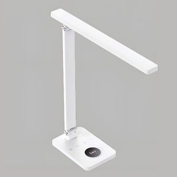 YCL YML 210 10 Watt Dimli ve Dokunmatik, Şarjlı LED Masa Lambası - 3 Işık Renkli (Beyaz + Işık Beyaz + Gün Işığı) - Kablosuz Telefon Şarjlı