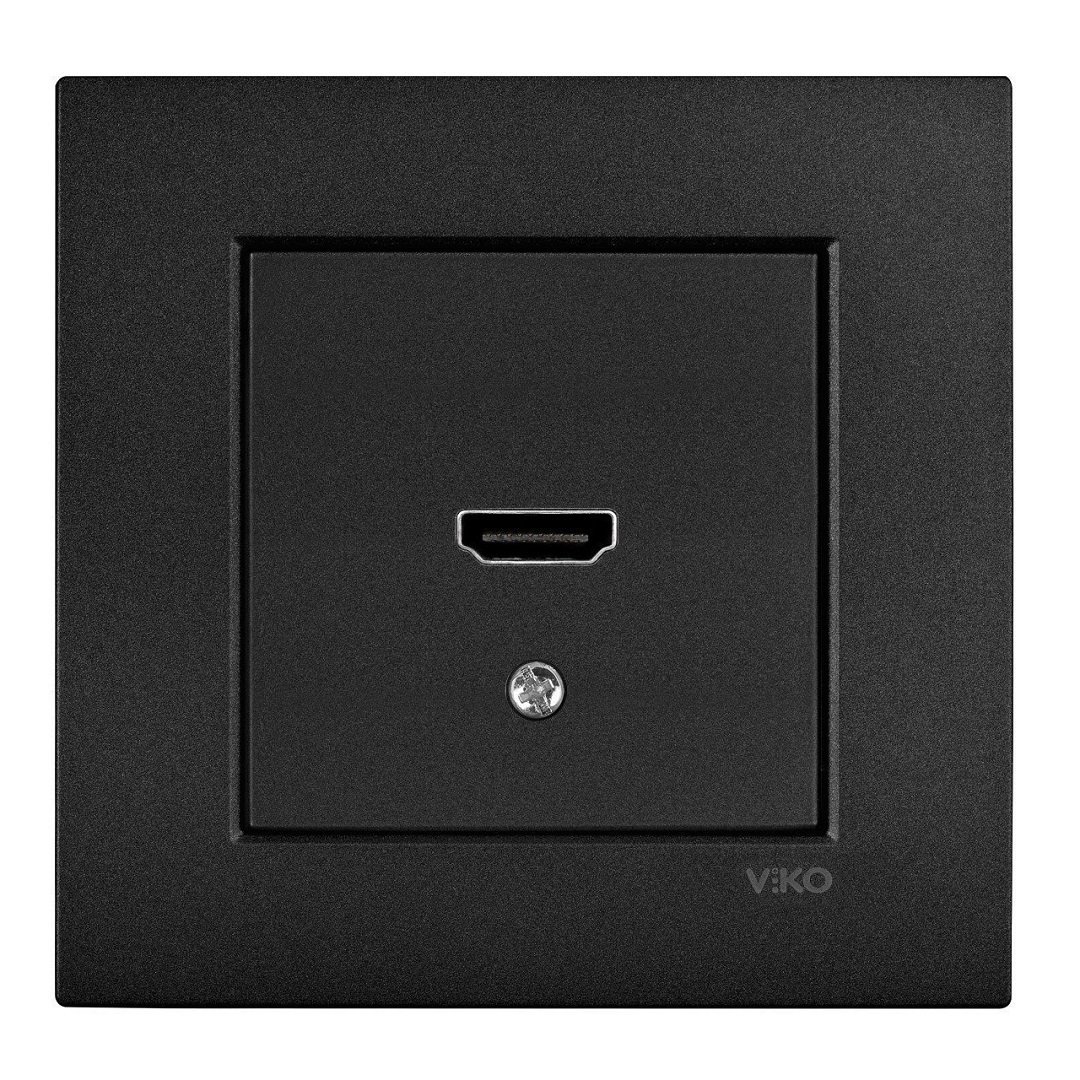 VİKO Novella/Trenda 92605511 HDMI Konnektör Kapağı [Siyah]