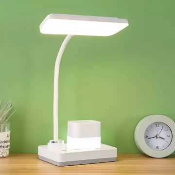 YCL YML 265 10 Watt Kalemlikli Dimli ve Dokunmatik LED Masa Lambası - 3 Işık Renkli (Beyaz + Işık Beyaz + Gün Işığı)
