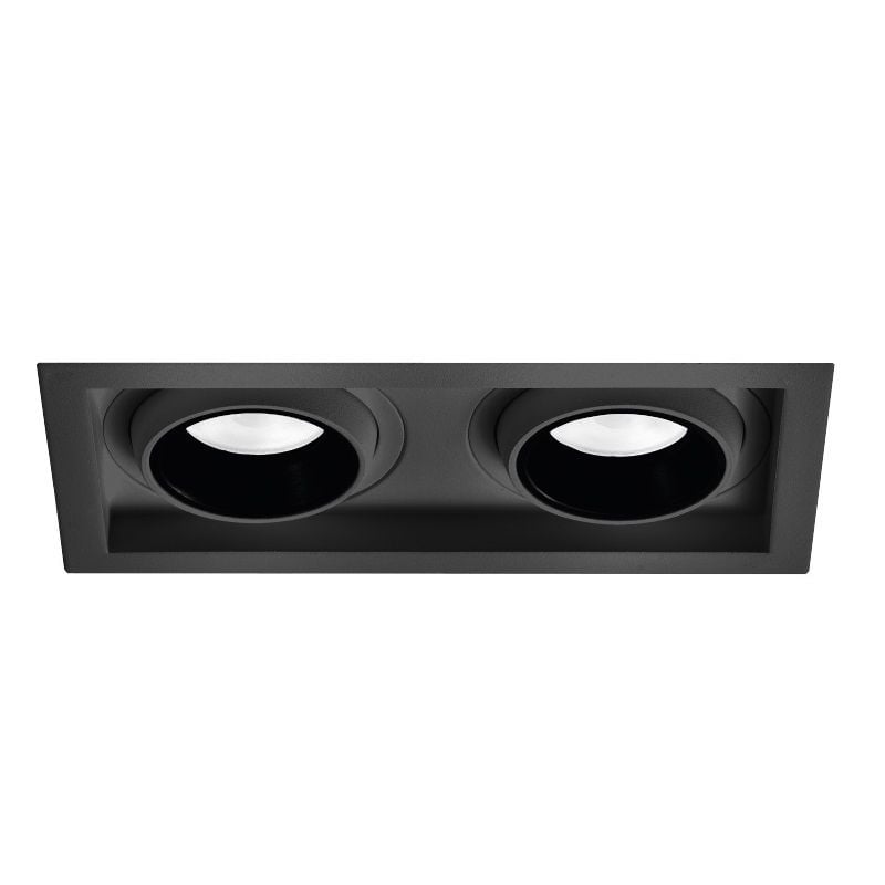 MOLLED MOL5027 2x30 Watt Siyah/Beyaz Kasa LED Mağaza Spotu (SAMSUNG/OSRAM LED & EAGLERISE/PHILIPS/LIFUD Driver)