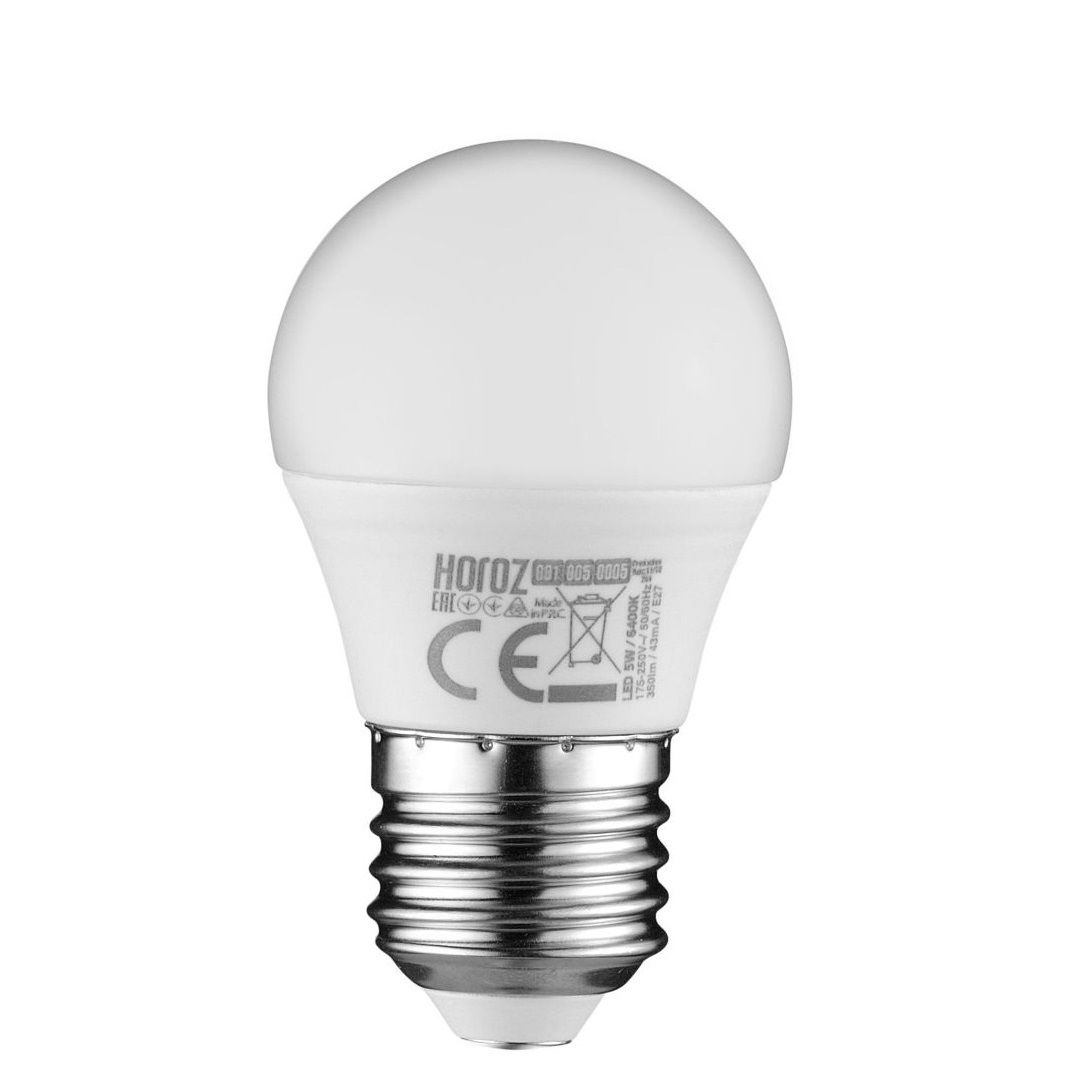 HOROZ 001-005-0006-E27 ELITE 6 Watt G45 LED Top Ampul