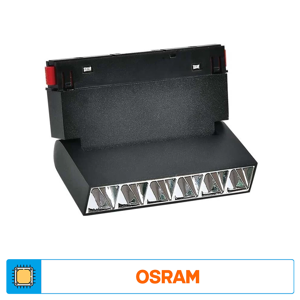 FORLIFE FL-5521S 6 Watt 12 cm Pro Seri Krom Lensli OSRAM LED Magnet Armatür