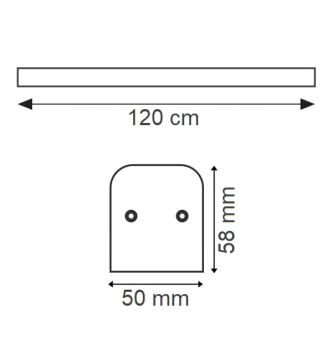 K2 GLOBAL KWP2136 36 Watt 120 cm TSE Sertifikalı LED Etanj Armatür