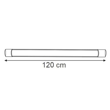 K2 GLOBAL KFL152 36 Watt 120 cm Nemliyer LED Etanj (IP65 - Metal Kasa)