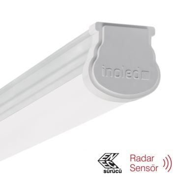 inoled 2954-02 40 Watt 120 cm Radar Sensörlü Nemliyer LED Etanj - ENEC Sürücülü - Gün Işığı (3000K)