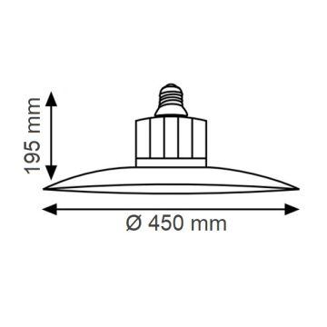 K2 GLOBAL KES143 LED Pendante Armatür - Beyaz Işık (6500K)
