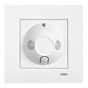 VİKO Karre/Meridian 90961073 Hareket Dedektörü (Nötrsüz - 180°) [Beyaz]