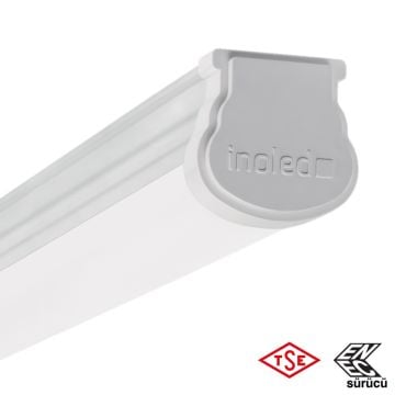 inoled 2936-02 60 Watt 120 cm Acil Aydınlatma Kitli Nemliyer LED Etanj - ENEC Sürücülü - Gün Işığı (3000K)