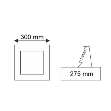HELIOS HS 1015 24 Watt Sıva Altı Kare LED Panel