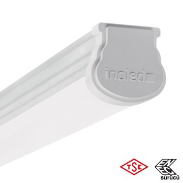 inoled 2936-01 60 Watt 120 cm Acil Aydınlatma Kitli Nemliyer LED Etanj - ENEC Sürücülü - Beyaz Işık (6500K)