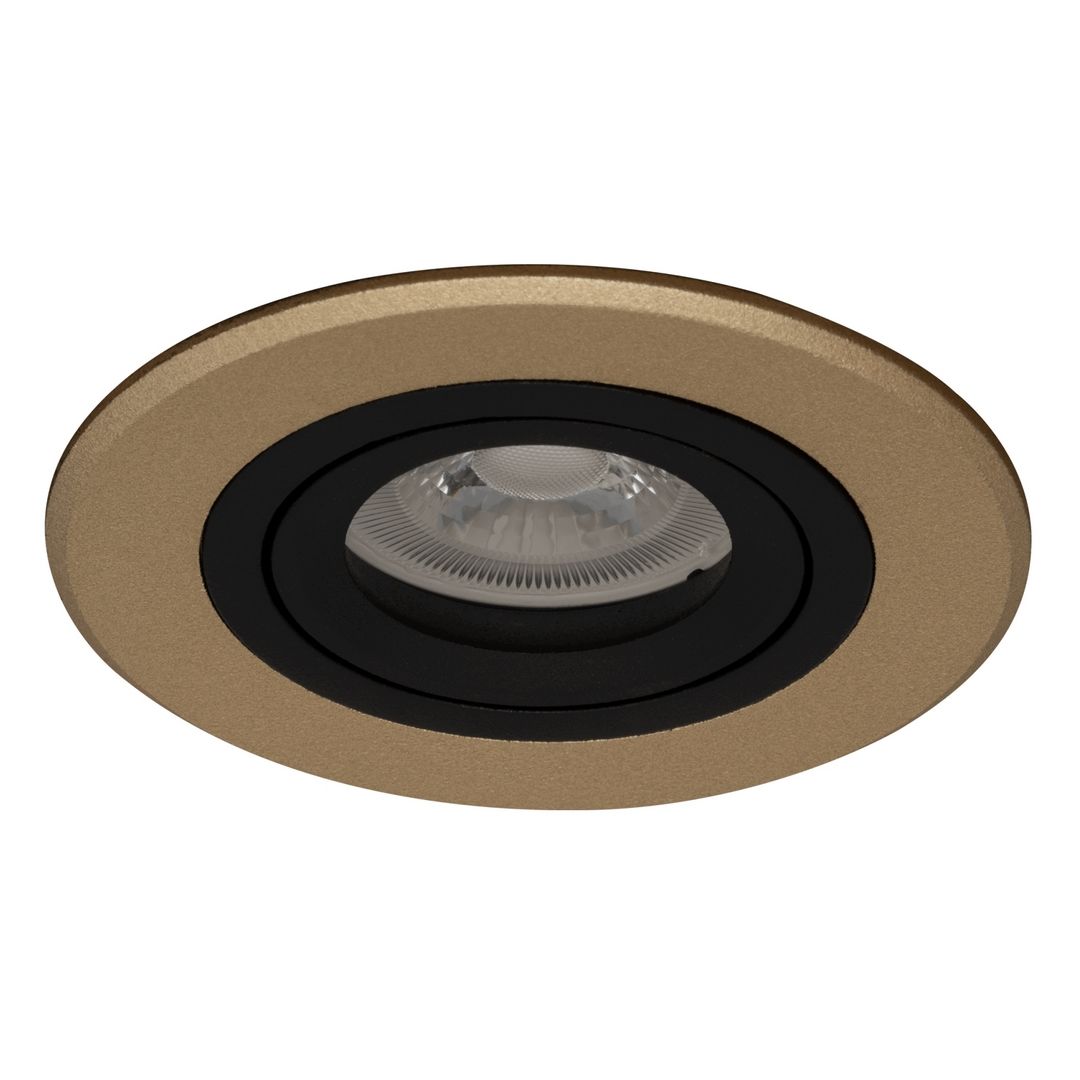 goldX ZE807-G Gold Sıva Altı Yuvarlak Spot Kasası
