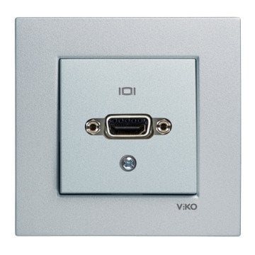 VİKO Novella/Trenda 92605013 VGA Konnektör Kapağı [Gümüş]